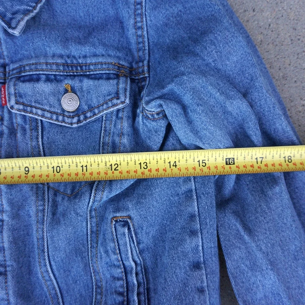 Levi's Classic Kids‎ Denim Jean Trucker Jacket Youth Medium 10-12 Yrs